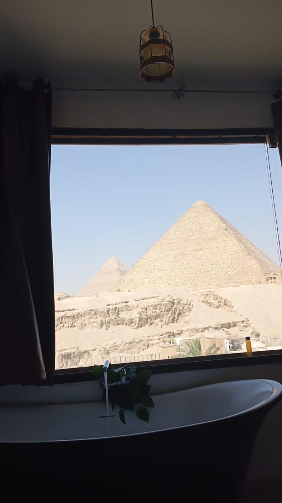 Alba Pyramids View Caïro Buitenkant foto